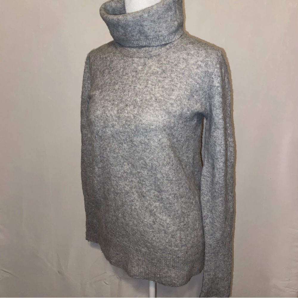 J. Crew Gray Cowl & Turtle Neck Sweater